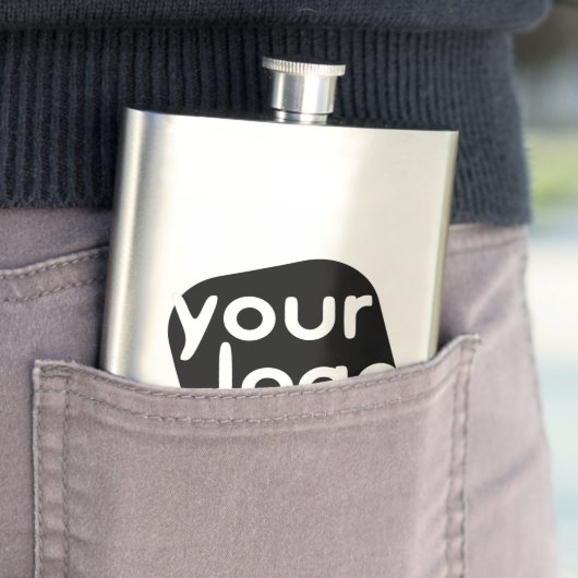 Eenvoudig minimalistisch modern merk Voeg uw Logo  Flacon (Voorbeeld)