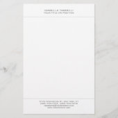 Eenvoudig Minimalistisch Modern Professioneel Briefpapier (Voorkant)
