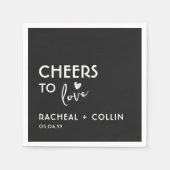 Eenvoudig, minimalistisch, modern servet (Voorkant)