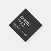 Eenvoudig, minimalistisch, modern servet (Hoek)