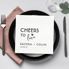 Eenvoudig, minimalistisch, modern servet