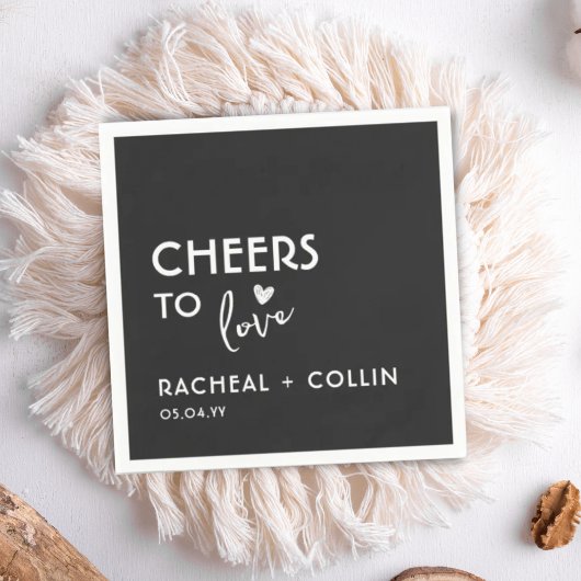 Eenvoudig, minimalistisch, modern servet