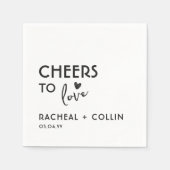 Eenvoudig, minimalistisch, modern servet (Voorkant)