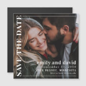 Eenvoudig minimalistisch modern sparen de Magnetis (Voorkant / Achterkant)