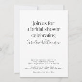 Eenvoudig minimalistisch modern Vrijgezellenfeest  Kaart (Voorkant)