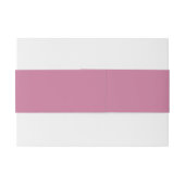 Eenvoudig Minimalistisch Monogram Uitnodigingen Wikkel (Achterkant Voorbeeld)