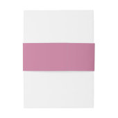 Eenvoudig Minimalistisch Monogram Uitnodigingen Wikkel (Achterkant Voorbeeld)
