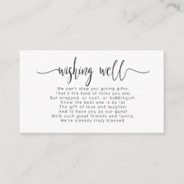 Eenvoudig minimalistisch, mooi zwart ID523 Informatiekaartje