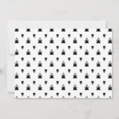 Eenvoudig minimalistisch nieuwjaarsfeest kaart (Achterkant)