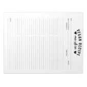 Eenvoudig minimalistisch Notitieblok van het veger (Voorkant)