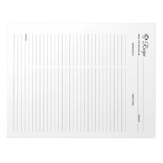 Eenvoudig minimalistisch Notitieblok voor champign (Voorkant)