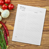 Eenvoudig minimalistisch Notitieblok voor champign