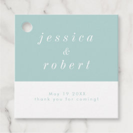 Eenvoudig minimalistisch paardenpaashuwelijk bedankjes labels