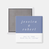 Eenvoudig minimalistisch paardenpaashuwelijk magneet (Voorkant / Achterkant)