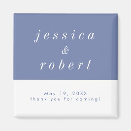 Eenvoudig minimalistisch paardenpaashuwelijk magneet