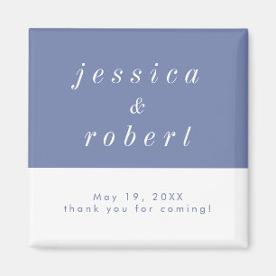 Eenvoudig minimalistisch paardenpaashuwelijk magneet