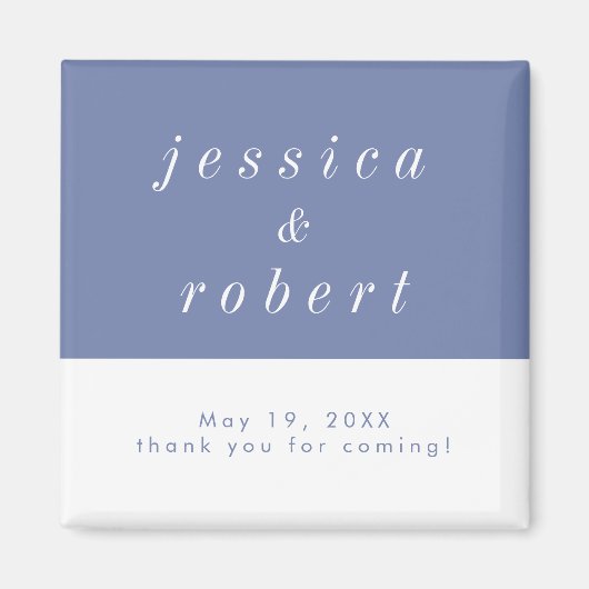 Eenvoudig minimalistisch paardenpaashuwelijk magneet (Voorkant)