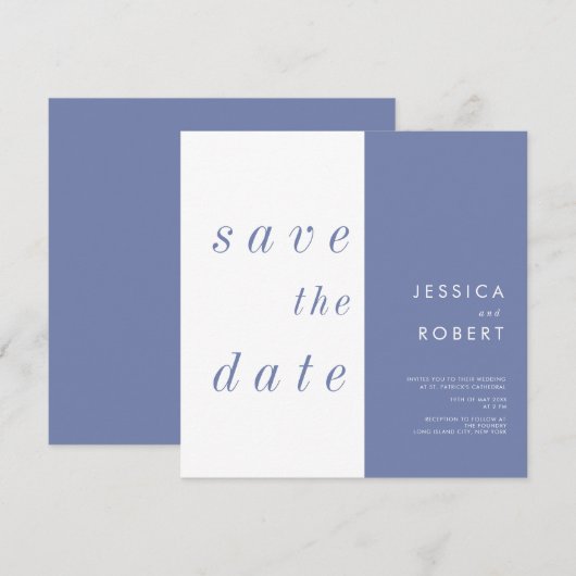 Eenvoudig minimalistisch paardenpaasplein kaart (Voorkant / Achterkant)