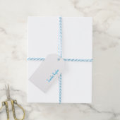 Eenvoudig Minimalistisch Professioneel Casual Hand Cadeaulabel (Met Touw)