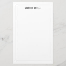 Eenvoudig Minimalistisch Professioneel Modern Briefpapier