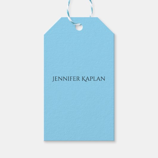 Eenvoudig Minimalistisch Professioneel Modern Cadeaulabel (Voorkant)