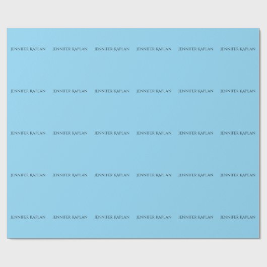 Eenvoudig Minimalistisch Professioneel Modern Cadeaupapier (Vlak)