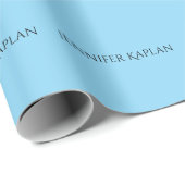 Eenvoudig Minimalistisch Professioneel Modern Cadeaupapier (Rol Hoek)