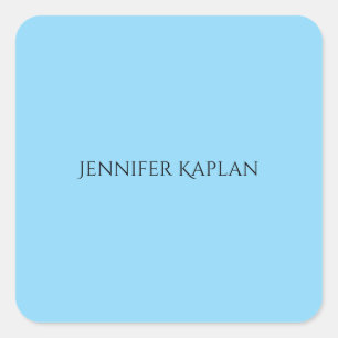 Eenvoudig Minimalistisch Professioneel Modern Vierkante Sticker
