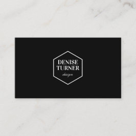 Eenvoudig minimalistisch professioneel Visitekaart Visitekaartje