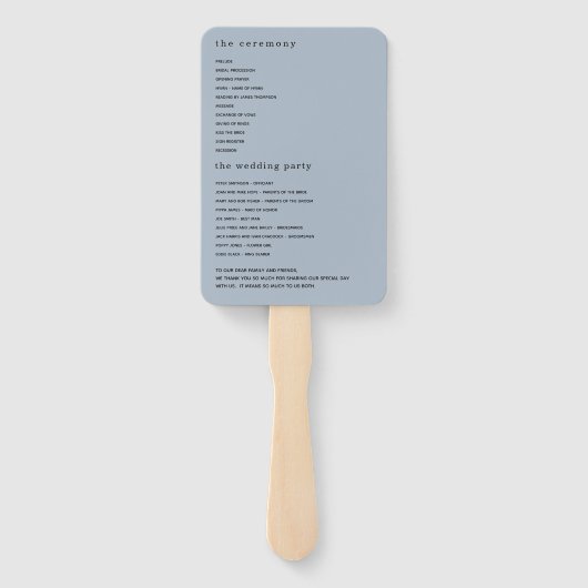 Eenvoudig minimalistisch programma voor smaakloze  handwaaier (Achterkant)