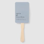 Eenvoudig minimalistisch programma voor smaakloze  handwaaier (Voorkant)