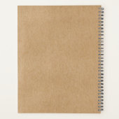 Eenvoudig minimalistisch ritueel script planner (Achterkant)