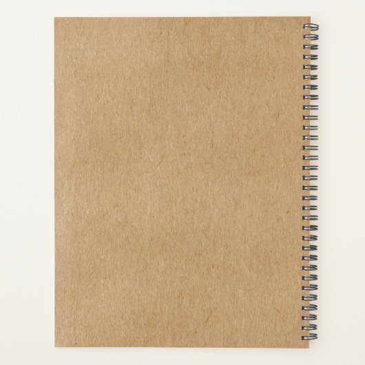 Eenvoudig minimalistisch ritueel script planner (Achterkant)