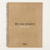 Eenvoudig minimalistisch ritueel script planner (Voorkant)