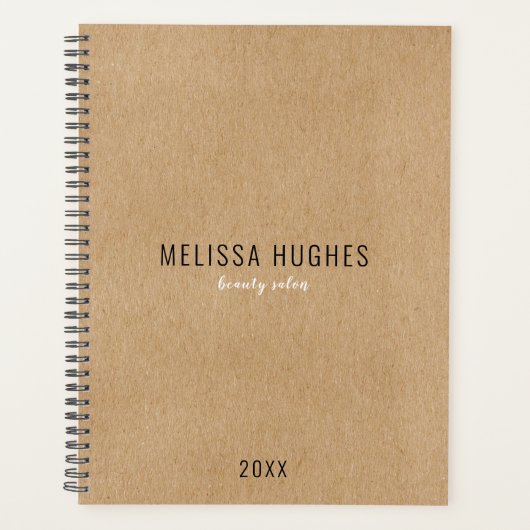 Eenvoudig minimalistisch ritueel script planner (Voorkant)