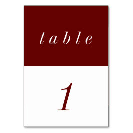 Eenvoudig minimalistisch rood en wit kaart