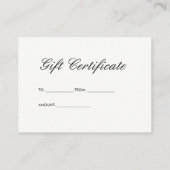 Eenvoudig minimalistisch roze kortingskaartje (Achterkant)