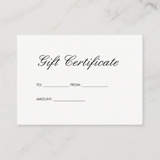 Eenvoudig minimalistisch roze kortingskaartje (Achterkant)