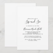 Eenvoudig minimalistisch scherm en zie kaart (Voorkant / Achterkant)