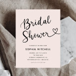 Eenvoudig minimalistisch script hart Vrijgezellenf Briefkaart<br><div class="desc">Omarm eenvoud en elegantie met onze minimalistische uitnodiging voor een bruidsdouche. Het opschrift 'Vrijgezellenfeest' is fijnzinnig geschreven in casual schrift,  vergezeld van een subtiele werveling en hartmotief. Vier de aanstaande bruid in stijl met deze ingetogen maar charmante uitnodiging,  perfect voor het zetten van de toon voor een memorabele bijeenkomst.</div>