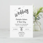 Eenvoudig minimalistisch script voor de verbinding kaart (Staand voorkant)