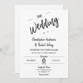 Eenvoudig minimalistisch script voor de verbinding kaart (Voorkant / Achterkant)