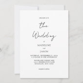 Eenvoudig minimalistisch script voor typografie br kaart (Voorkant)