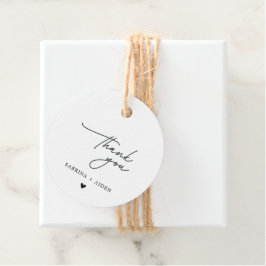 Eenvoudig Minimalistisch Script-Vrijgezellenfeest Bedankjes Labels