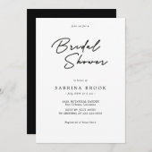 Eenvoudig Minimalistisch Script-Vrijgezellenfeest Kaart (Voorkant / Achterkant)