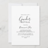 Eenvoudig minimalistisch seksfeest kaart (Voorkant)