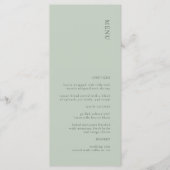 Eenvoudig minimalistisch stembusmenu menu (Voorkant)