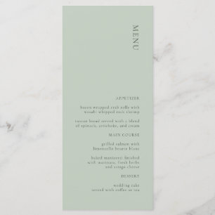 Eenvoudig minimalistisch stembusmenu menu