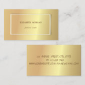 Eenvoudig, minimalistisch, stijlvol, elegant visitekaartje (Voorkant / Achterkant)