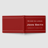 Eenvoudig, minimalistisch sympathieboek gastenboek (Volledig)